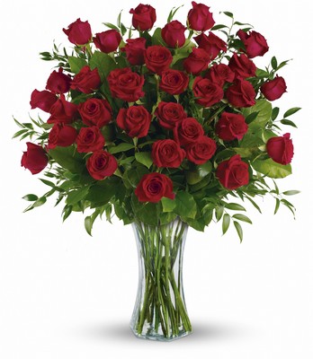 Breathtaking Beauty - Three Dozen Red Roses